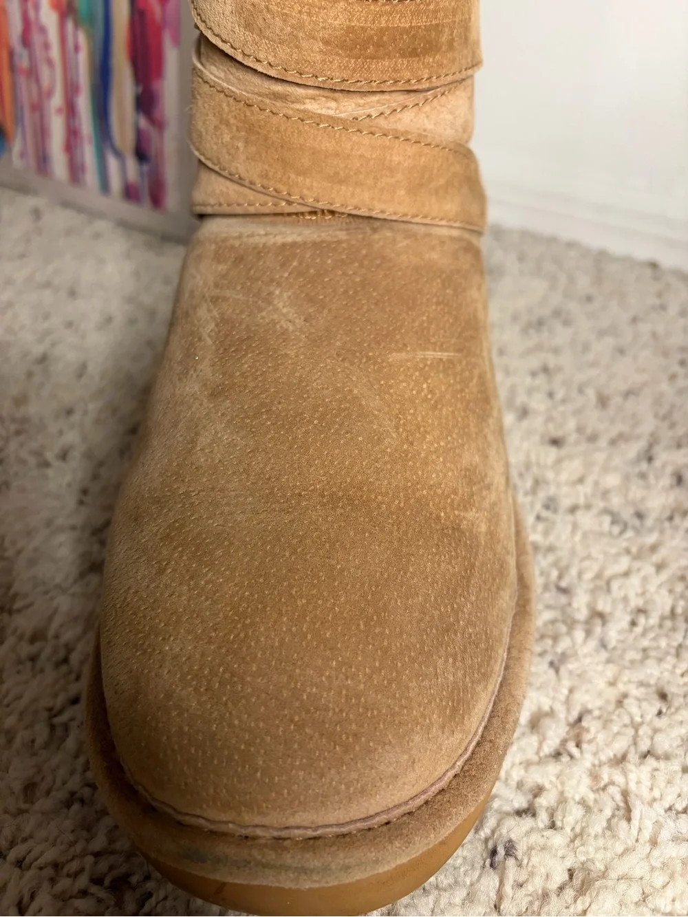Lamo tan suede